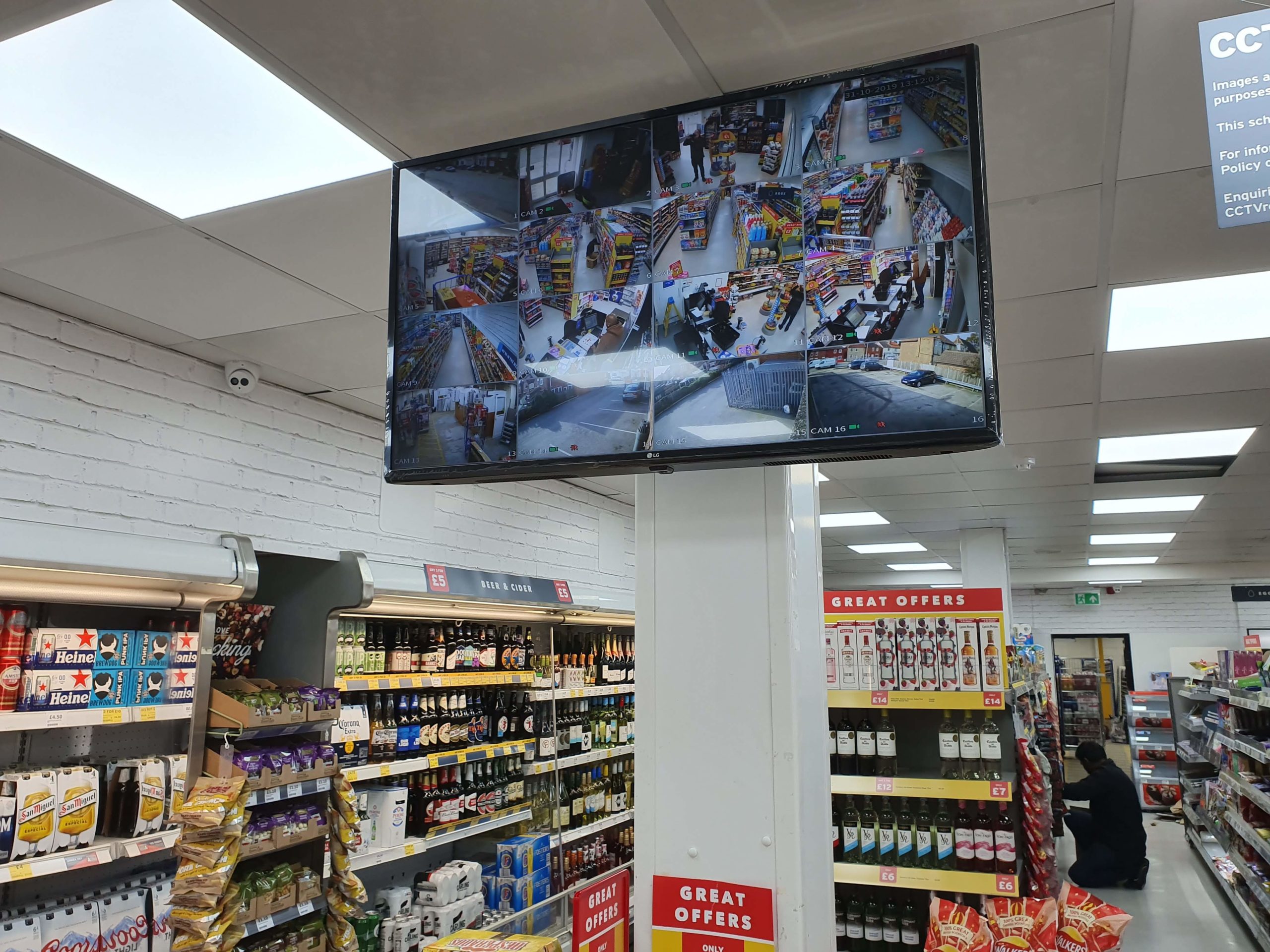 Shopping cctv sales