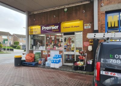 Petrol station cctv system